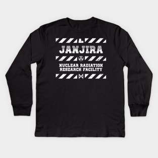 Janjira Nuclear Radiation Research Facility [Distressed] Kids Long Sleeve T-Shirt